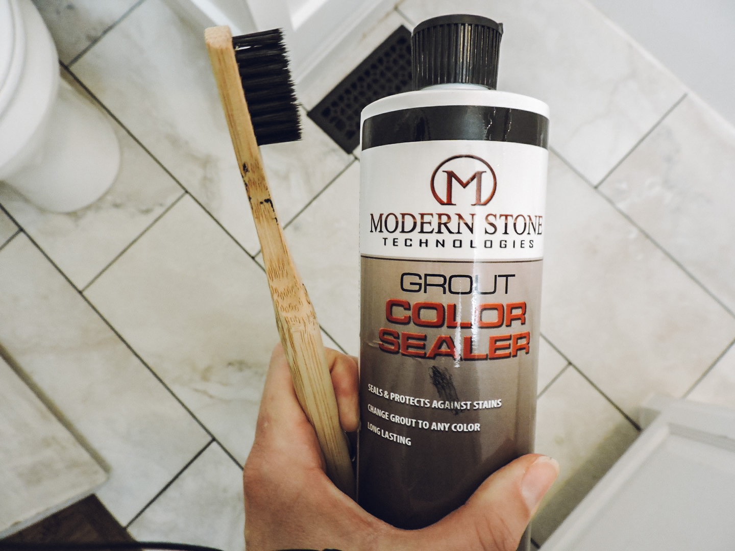 best way to remove stains from grout