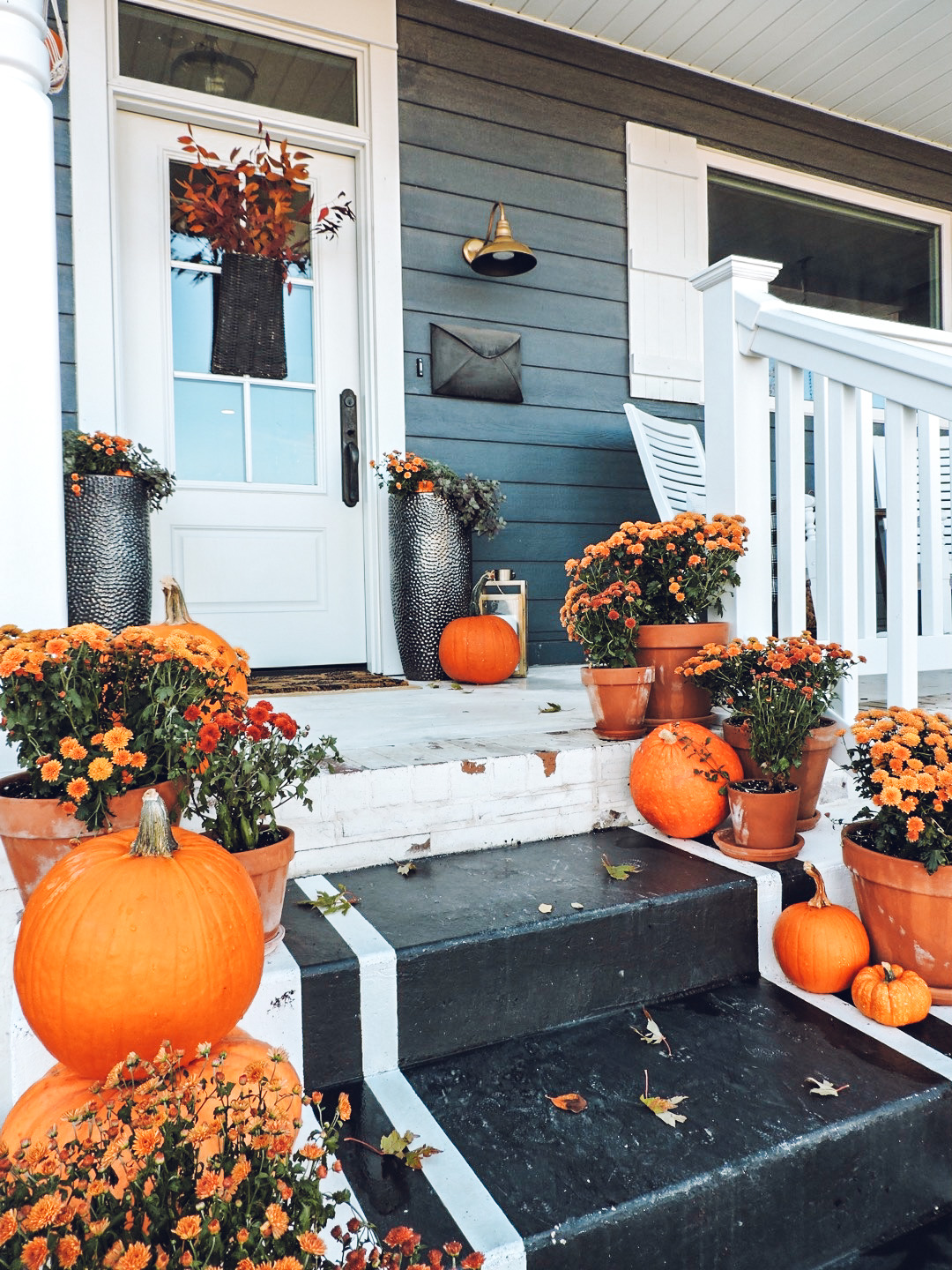 Fall Porch Tour & Meet the Newest Member of Our Family - Berry Berry ...