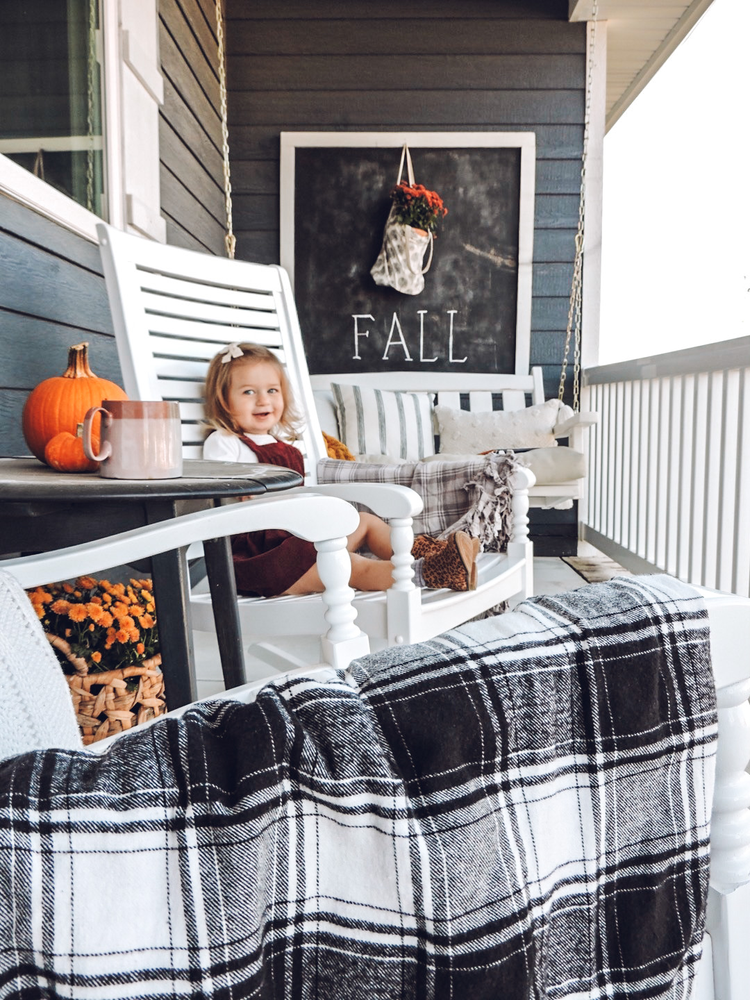 Fall Porch Tour & Meet the Newest Member of Our Family - Berry Berry ...
