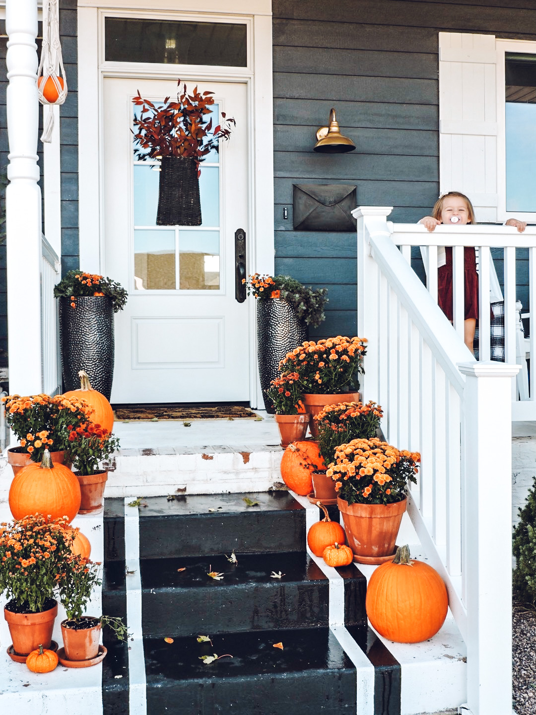 Fall Porch Tour & Meet the Newest Member of Our Family - Berry Berry ...