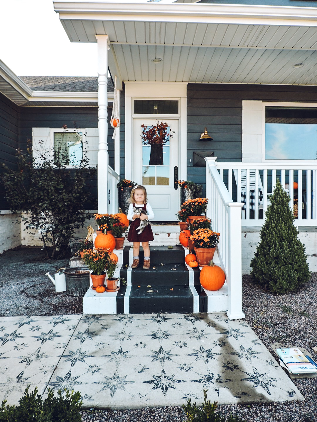 Fall Porch Tour & Meet the Newest Member of Our Family - Berry Berry ...
