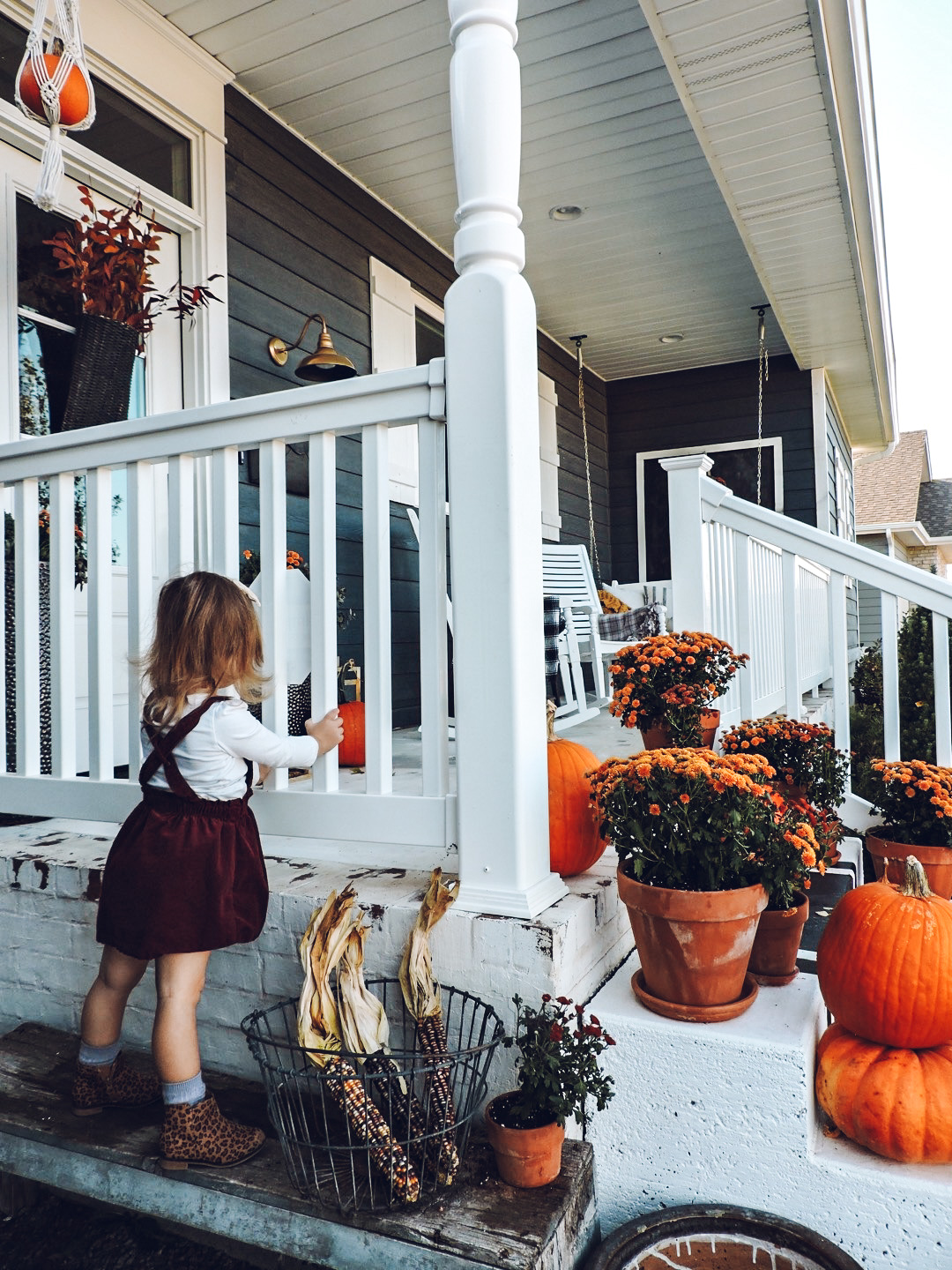 Fall Porch Tour & Meet the Newest Member of Our Family - Berry Berry ...