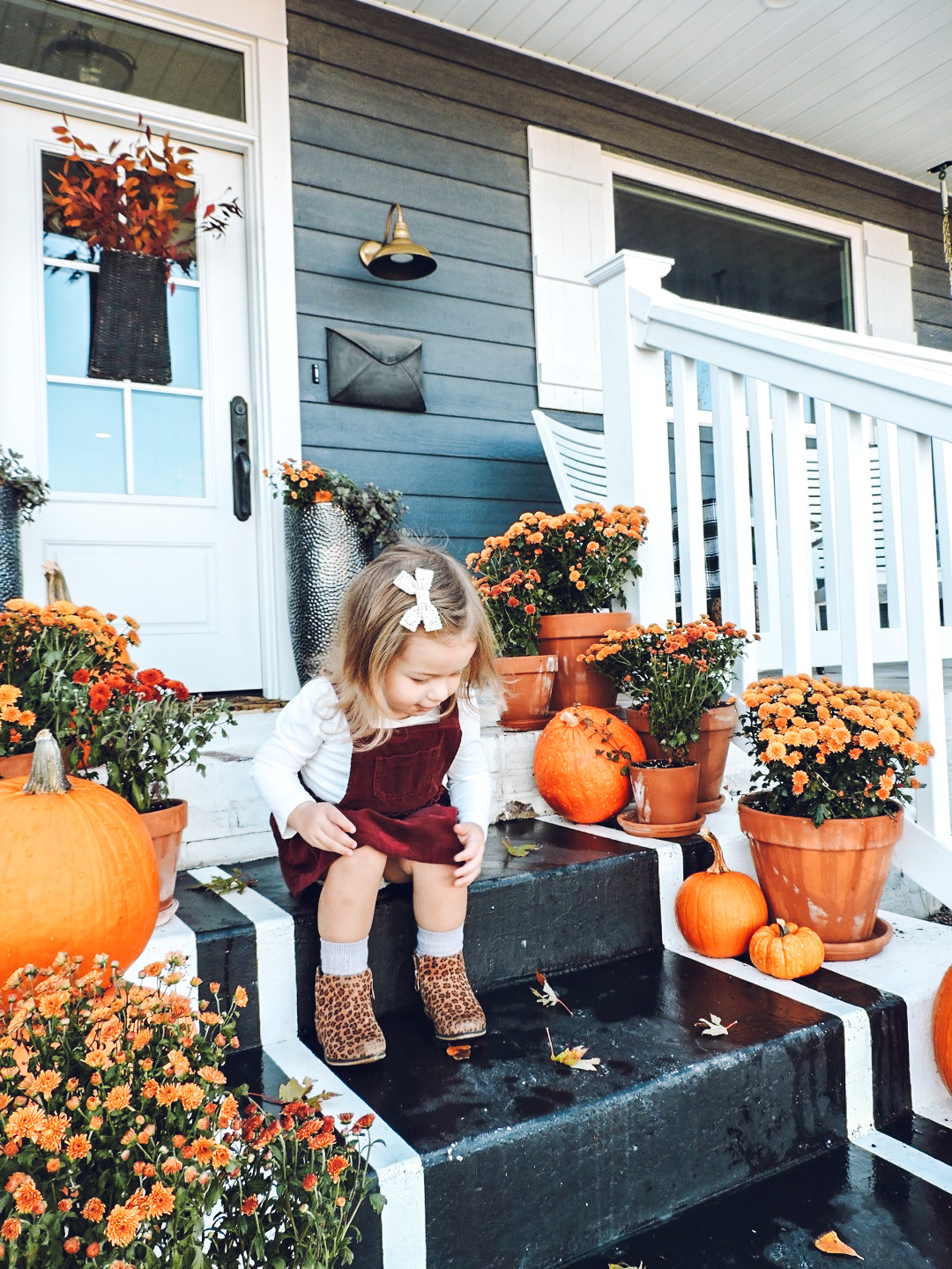 Fall Porch Tour & Meet the Newest Member of Our Family - Berry Berry ...