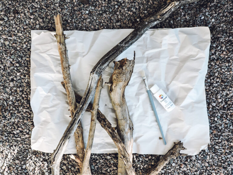 DIY Faux Birch Logs For Christmas Berry Berry Quite Contrary