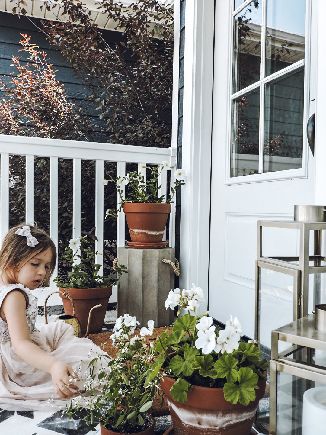 Spring/Summer Front Porch Design with Terracotta Pots - Berry Berry ...