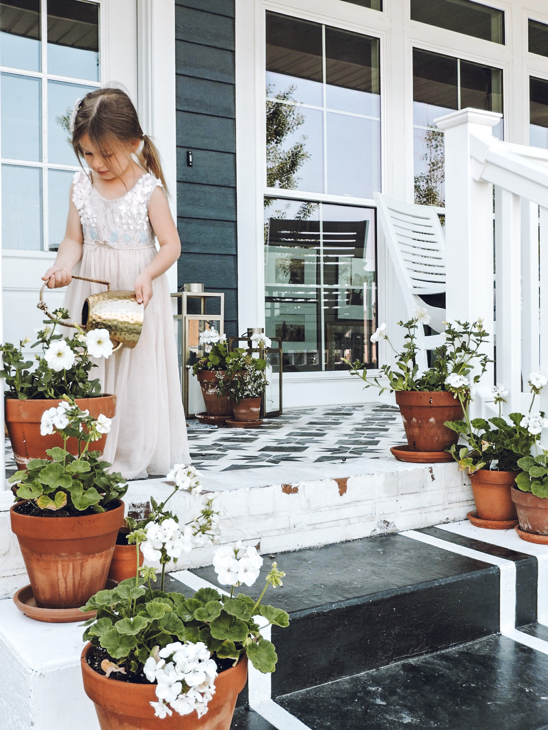Spring/Summer Front Porch Design with Terracotta Pots - Berry Berry ...