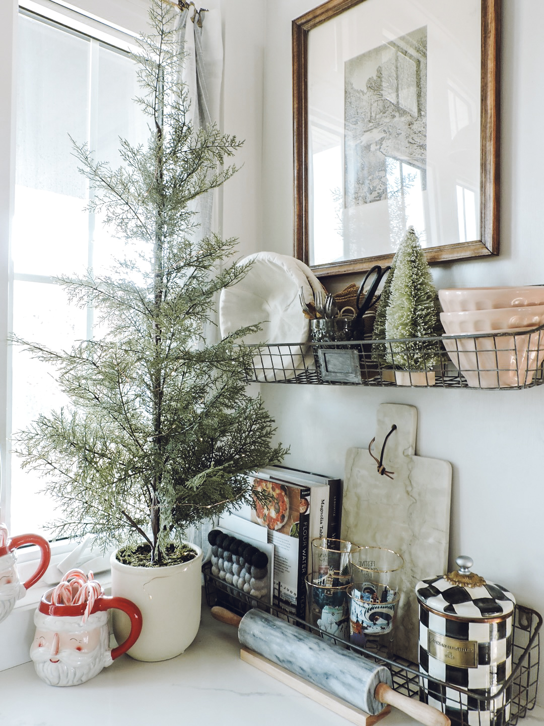 Christmas Nook in the Kitchen - Berry Berry Quite Contrary