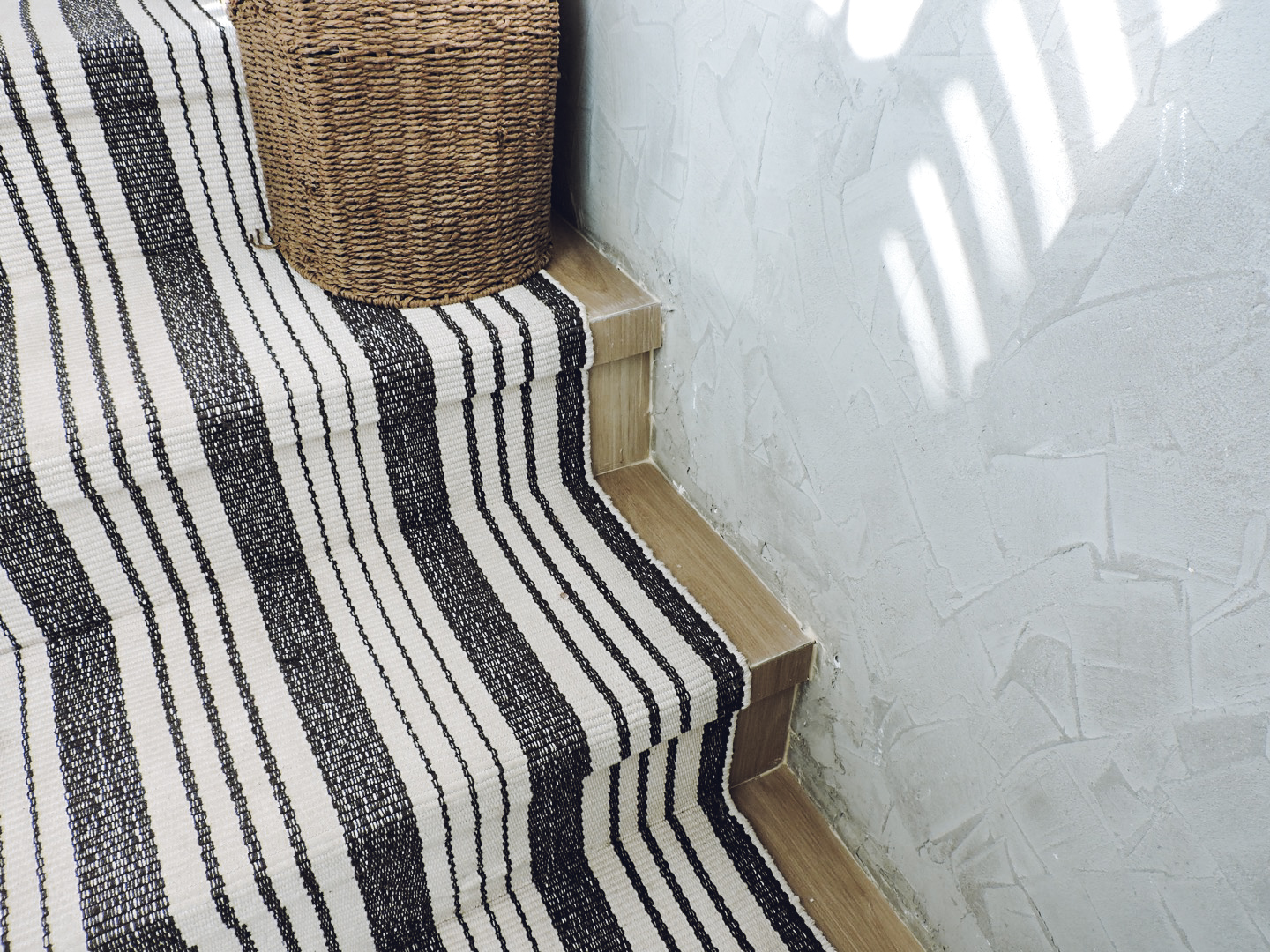 Stairs Redesigned – Stick & Peel Vinyl Flooring - Berry Berry Quite ...